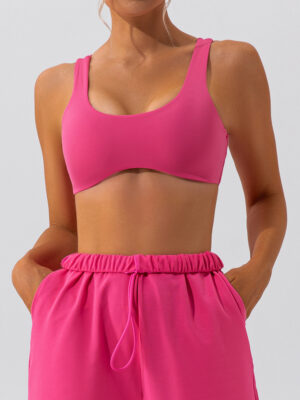 Nude Feel Yoga Clothes Tight Sports Underwear Women's Training Running Quick Drying Workout Yoga Bra