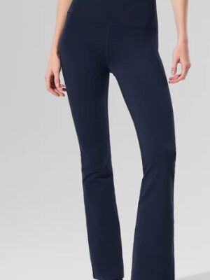 Nude Feel Yoga Pants for Women Sports High Waist Hip Lift Fitness Belly Contracting Close Fitting Yoga Bootcut Trousers